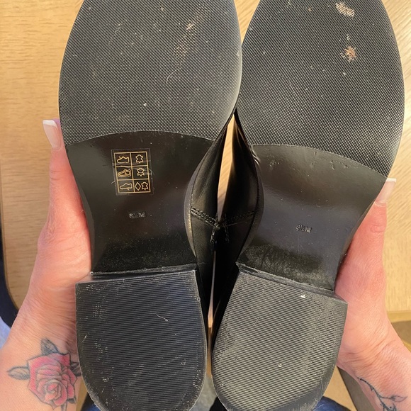 Womens Tory Burch black leather ankle booties - Picture 6 of 11